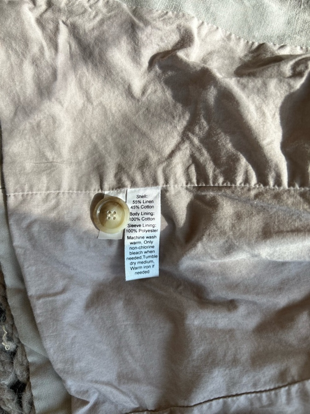 Loft Gray Cropped & Belted Utility Style Jacket Size 6P. - Picture 4 of 4